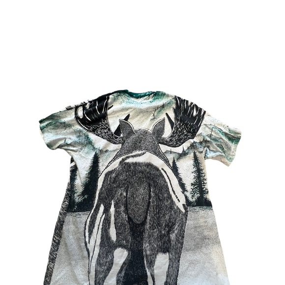 Crazy Vintage AOP Moose Shirt - Picture 2 of 5